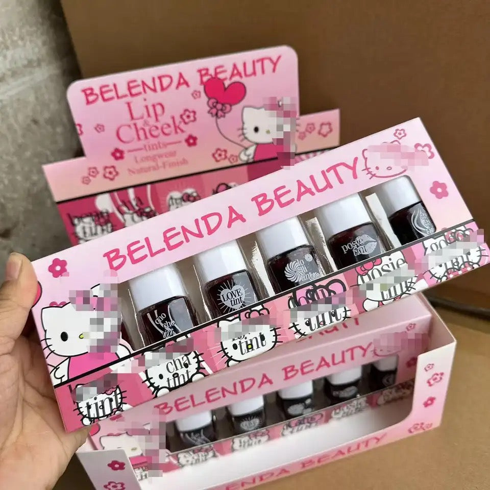 belenda beauty 6Colors Velvet Matte Lipstick Lasting Non-stick Liquid Lip Gloss