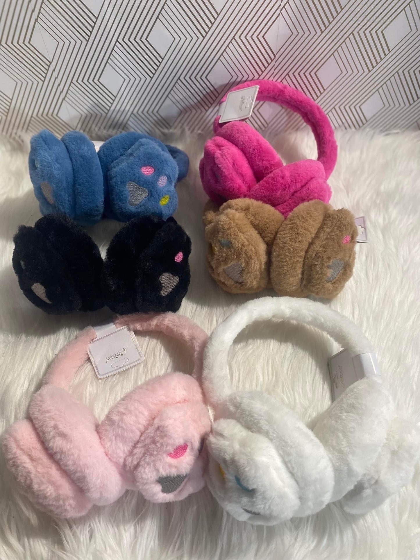 Para las Chicas Orejeras de felpa, for Girls Plush Earmuffs